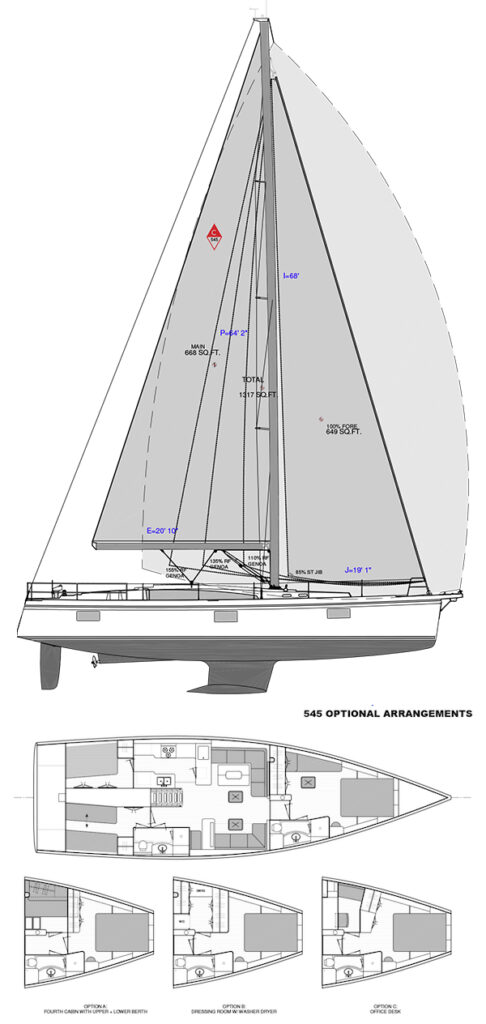 CATALINA 545 - Drawing