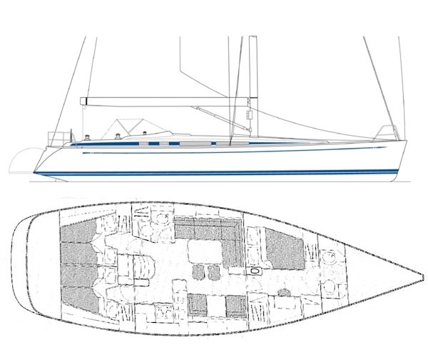 SWAN 46 MKIII - Drawing