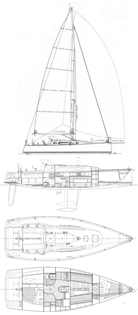 AERODYNE 38 - Drawing