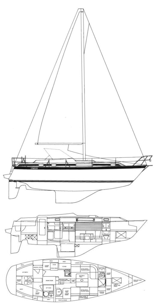 YAMAHA 35CS - Drawing