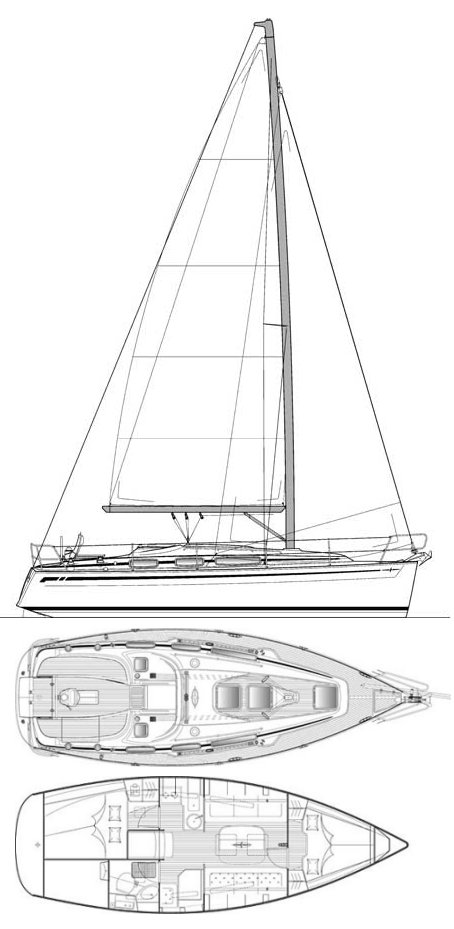 BAVARIA CRUISER 31 - Drawing