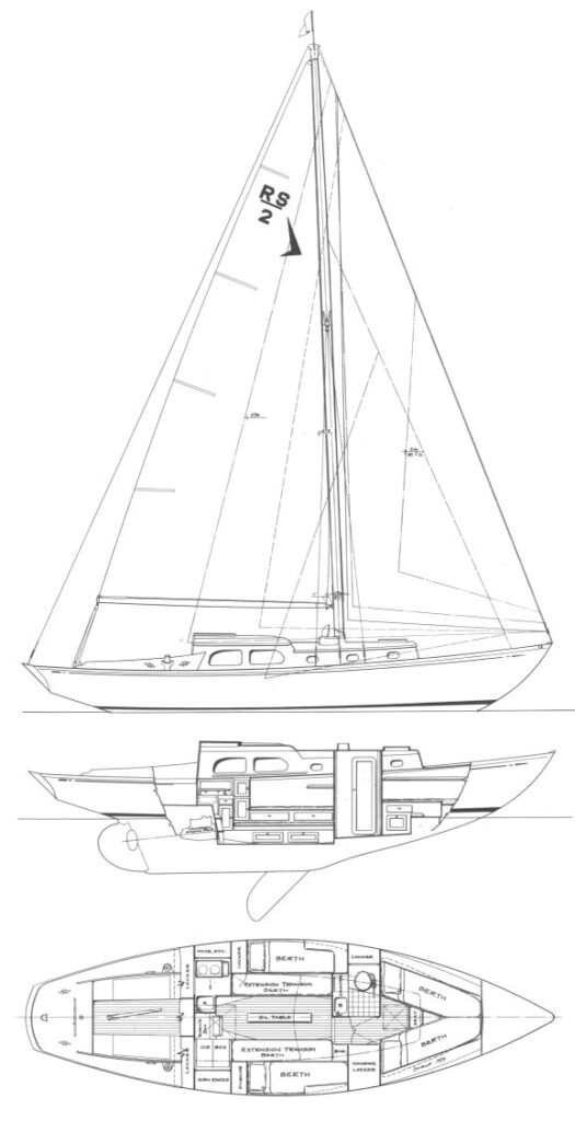 SWIFTSURE 33 (RHODES) - Drawing