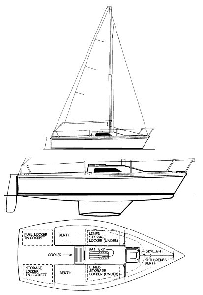 CAPRI 18 (CATALINA) - Drawing