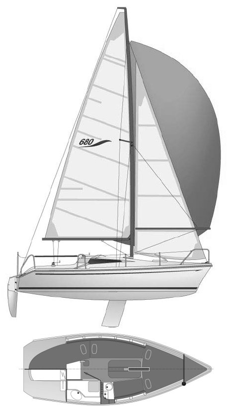 SPORTINA 680 (DELPHIA) - Drawing