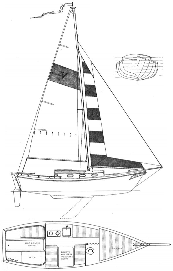 VENTURE OF NEWPORT 23 - Drawing