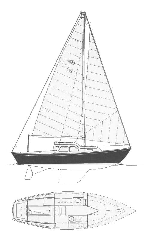 CAPRI 26-1 (CHRIS-CRAFT) - Drawing