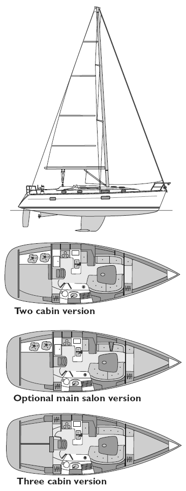 BENETEAU 361 - Drawing