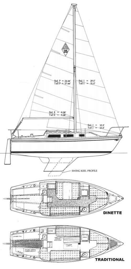 CATALINA 25 - Drawing