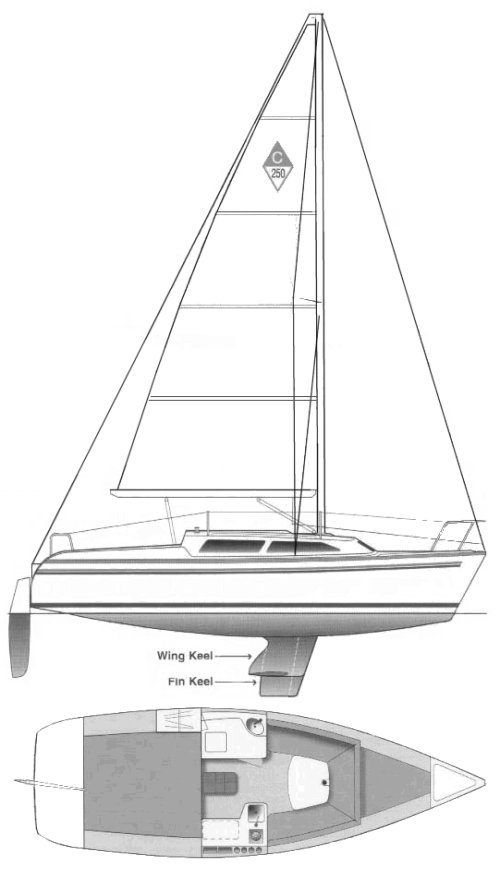 CATALINA 250 - Drawing