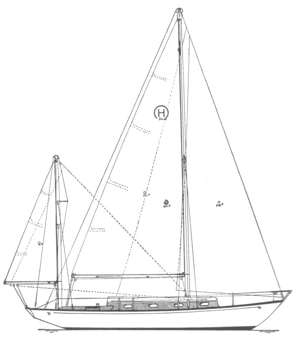SOU'WESTER SR. 38 (HINCKLEY) - Drawing