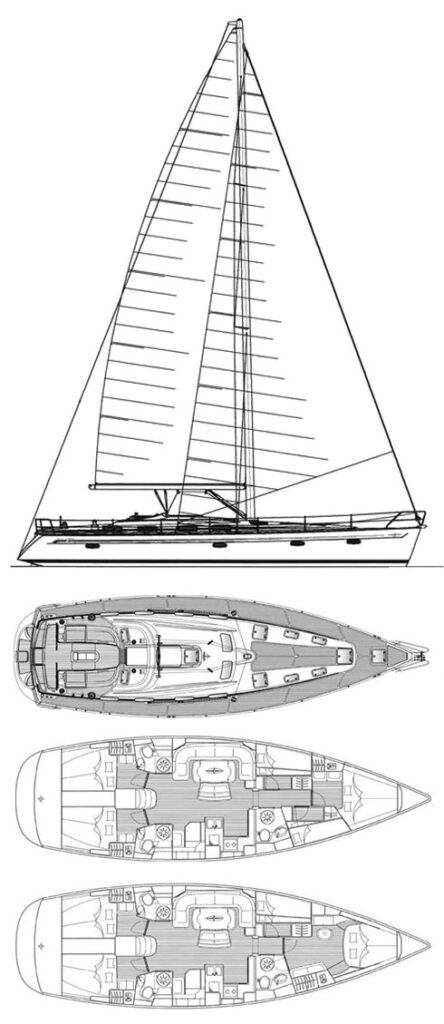 BAVARIA CRUISER 51 - Drawing