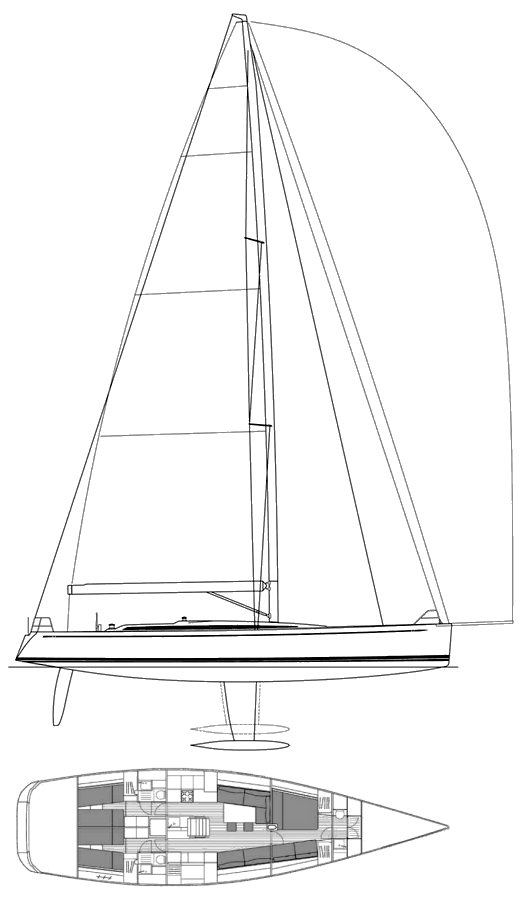 SWAN 60 FD - Drawing