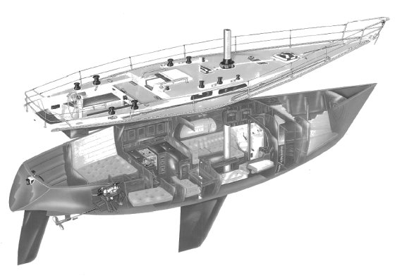 CONTESSA 43 - Drawing