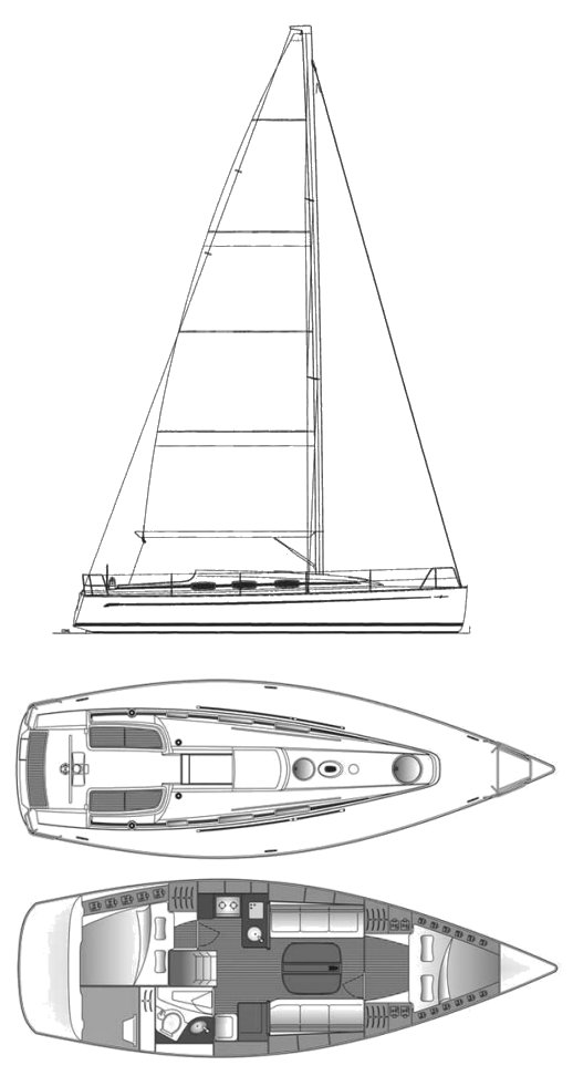 BAVARIA MATCH 35 - Drawing