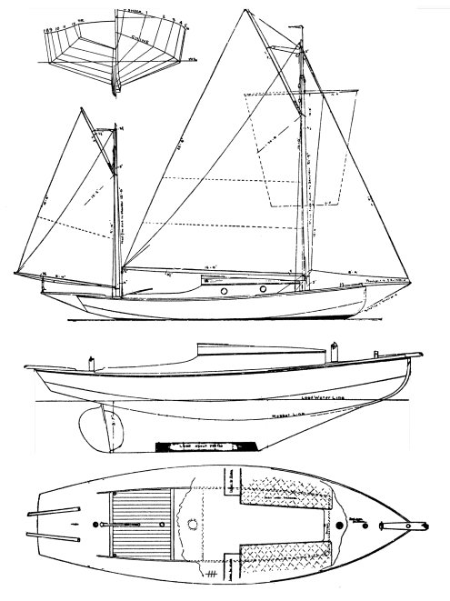 SEA BIRD 26 (1909) - Drawing
