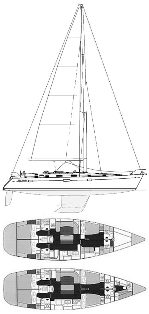 BENETEAU 50 - Drawing