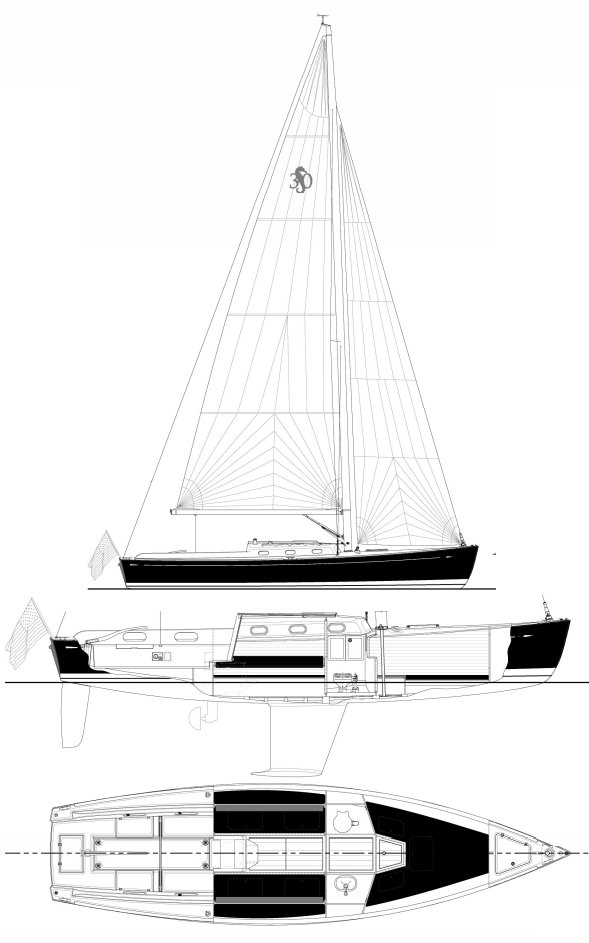 SPARKMAN & STEPHENS 30 (2012) - Drawing