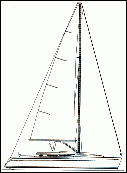 SUN ODYSSEY 40 (JEANNEAU) - Drawing