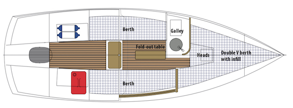 BAYCRUISER 23 - Drawing