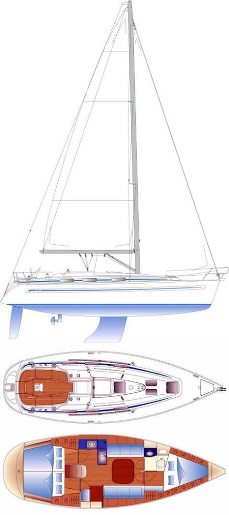 BAVARIA 36 (2002-2004) - Drawing