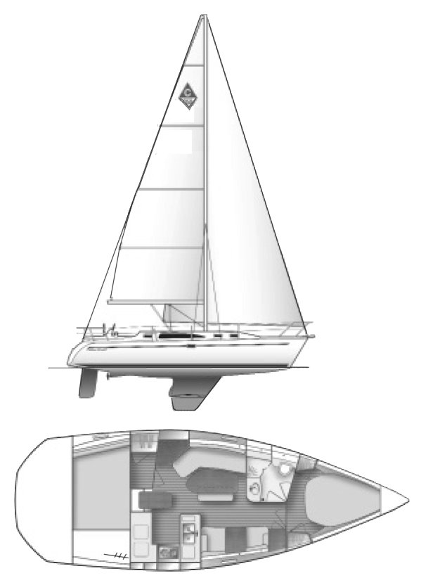 CATALINA 350 - Drawing