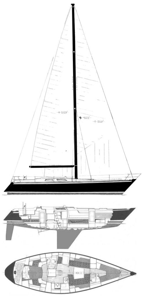 BALTIC 42 DP - Drawing