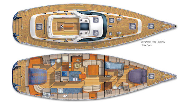BLUEWATER 56 (FRERS) - Drawing