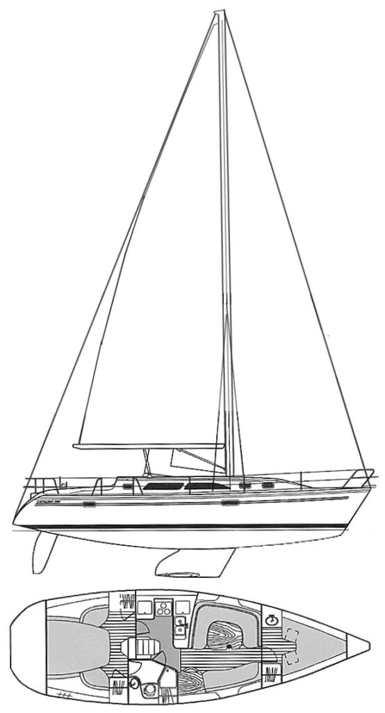 CATALINA 380 - Drawing