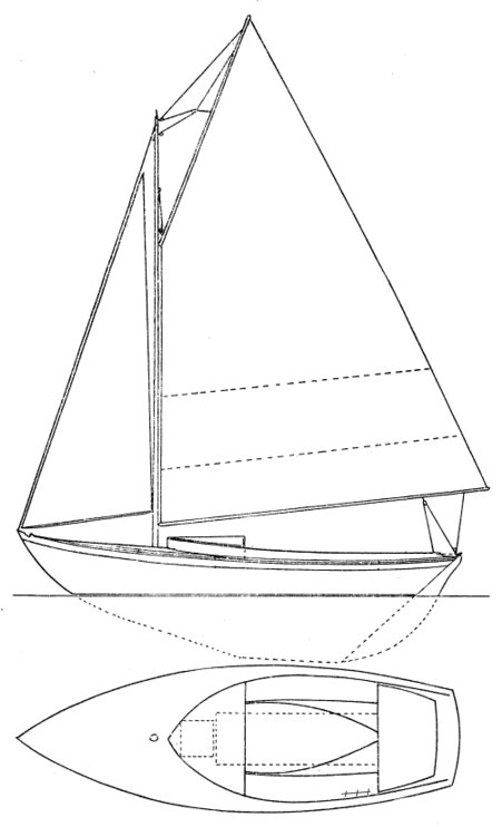 SEAWANHAKA ONE-DESIGN (HERRESHOFF) - Drawing