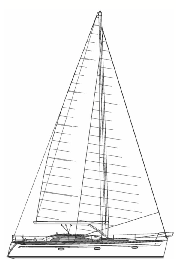 BAVARIA 44 VISION - Drawing