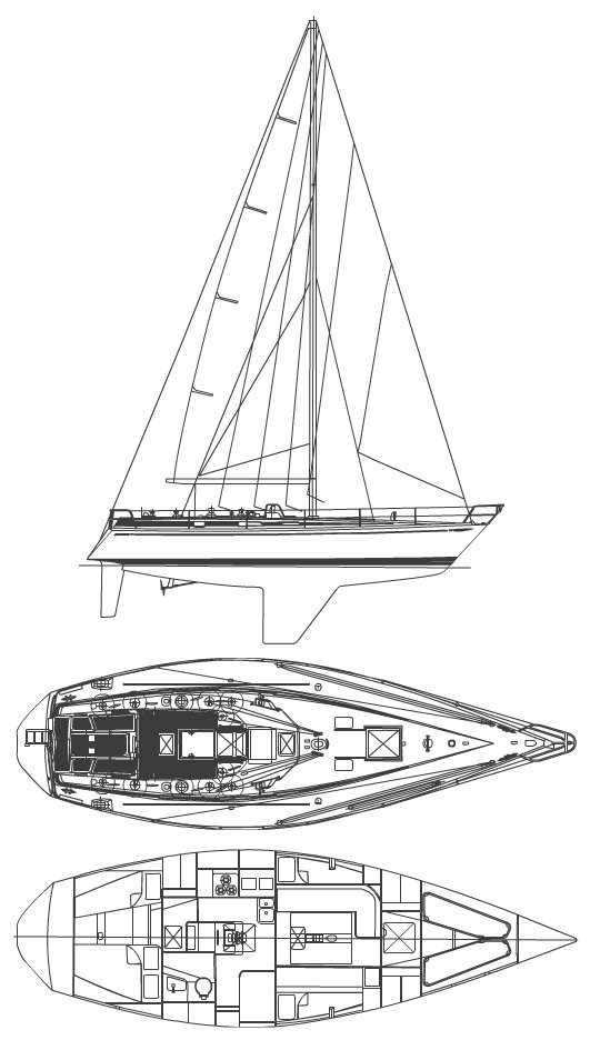 SWAN 42 - Drawing