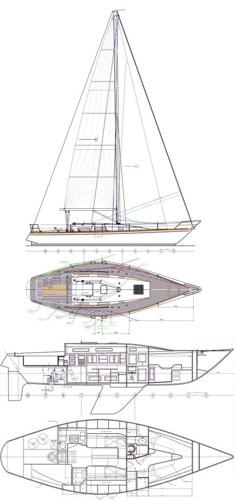 CARTER 37 (1 TON) - Drawing