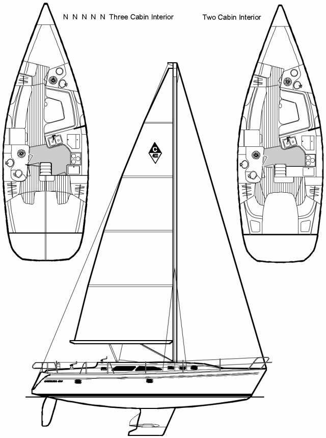 CATALINA 400 - Drawing