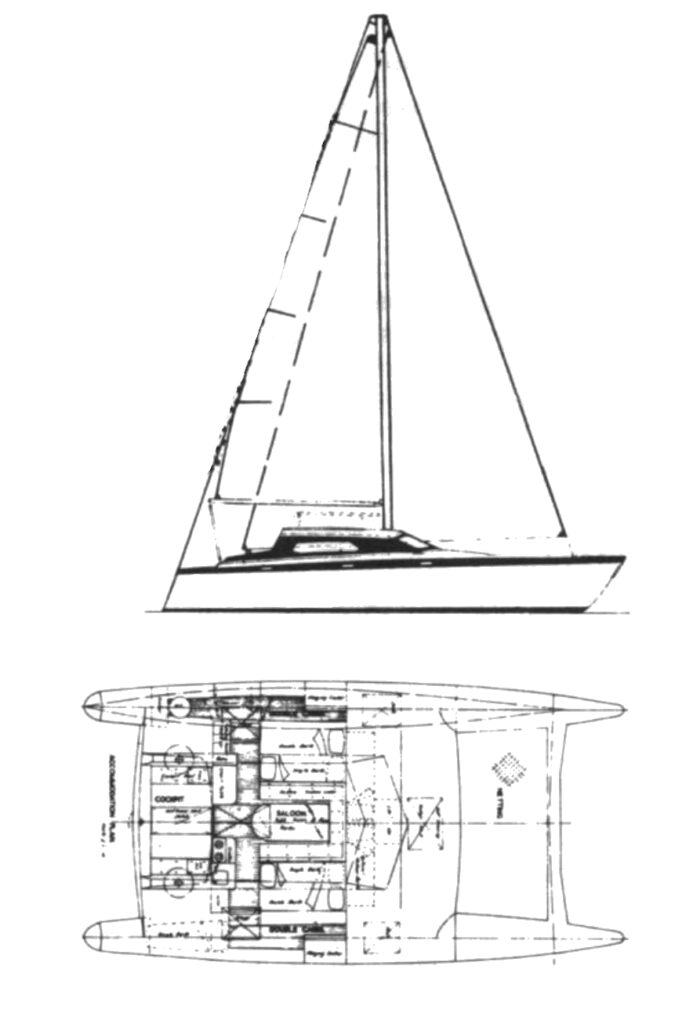 SPINDRIFT 40 (CROWTHER) - Drawing