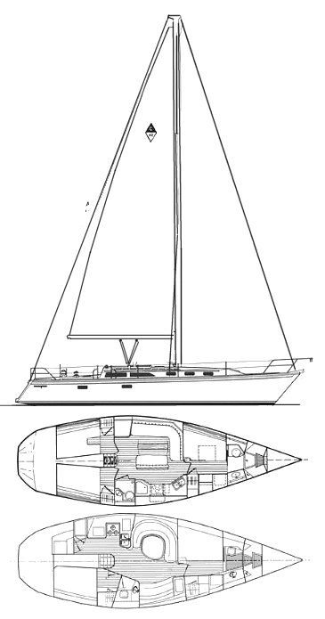 CATALINA 42 - Drawing