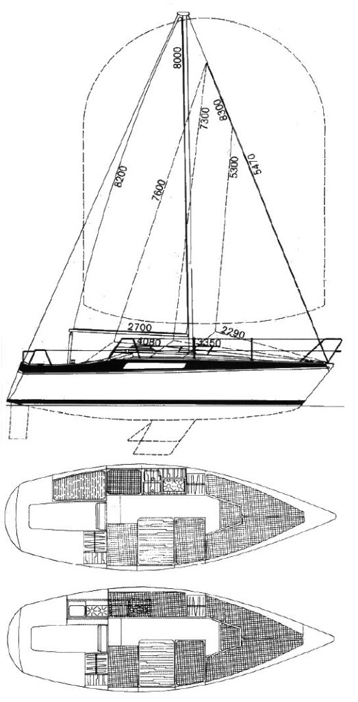 BAVARIA 707 - Drawing