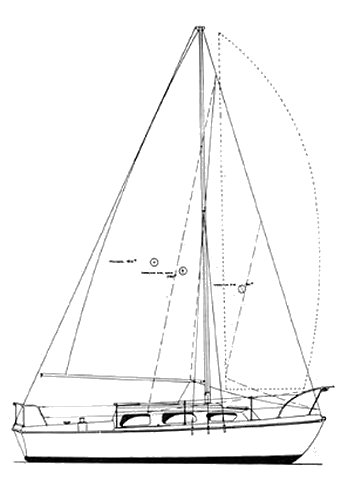 SUNRIDER 25 - Drawing