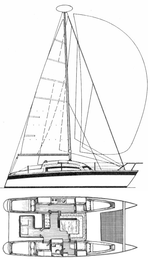 COMANCHE 32 (SAILCRAFT) - Drawing